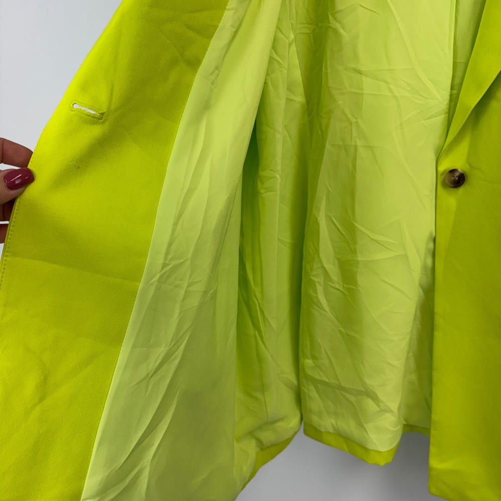 BP Wildfang Blazer Women 3X Green Sorbet Oversized Boyfriend NWT - Picture 12 of 16